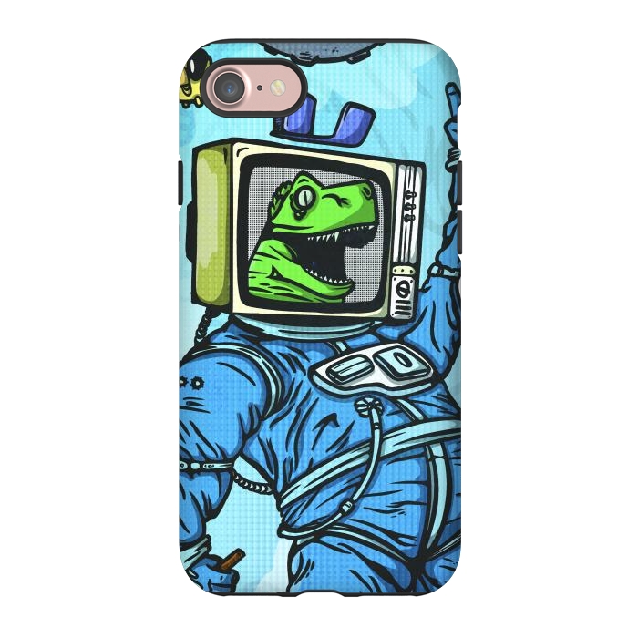 iPhone 7 StrongFit Astro lizard by Manuvila