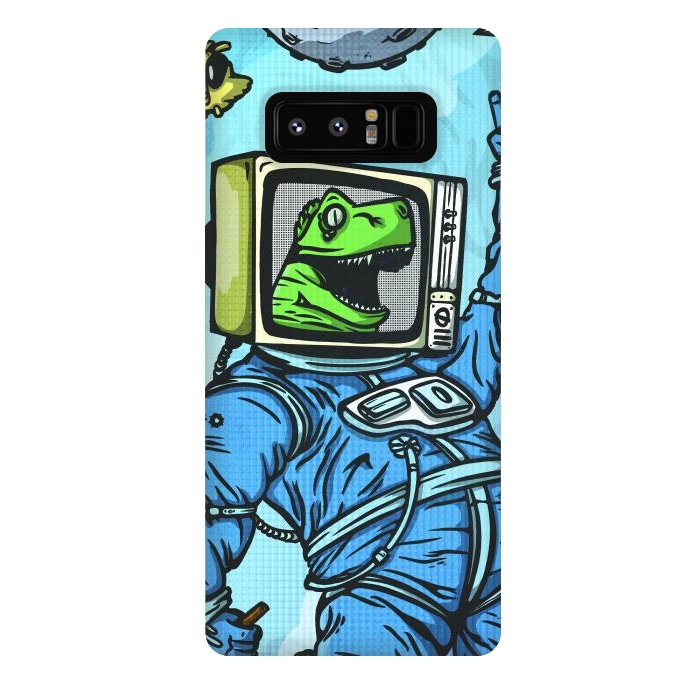 Galaxy Note 8 StrongFit Astro lizard by Manuvila