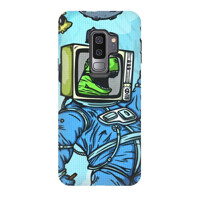 Galaxy S9 plus StrongFit Astro lizard by Manuvila