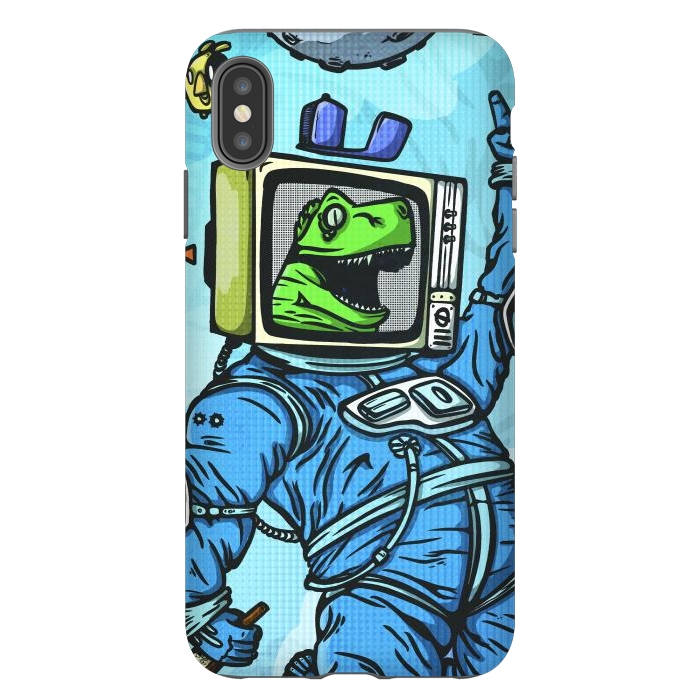 iPhone Xs Max StrongFit Astro lizard by Manuvila