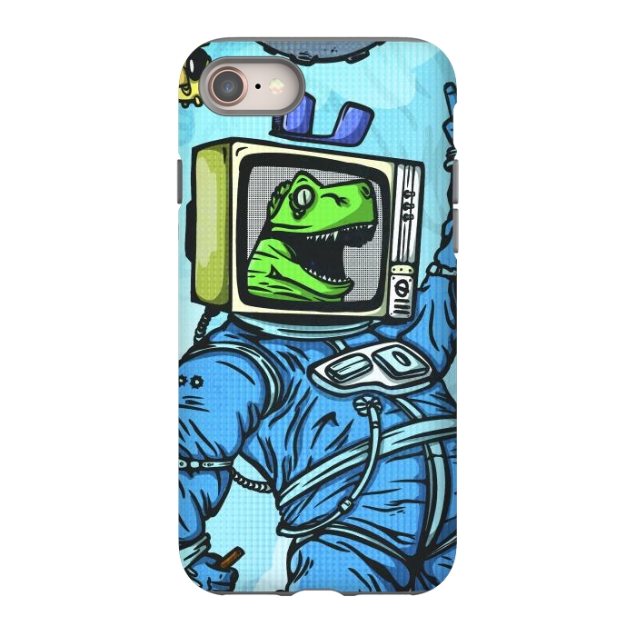 iPhone SE StrongFit Astro lizard by Manuvila