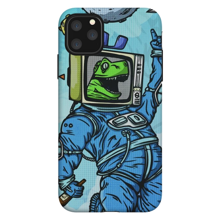 iPhone 11 Pro Max StrongFit Astro lizard by Manuvila