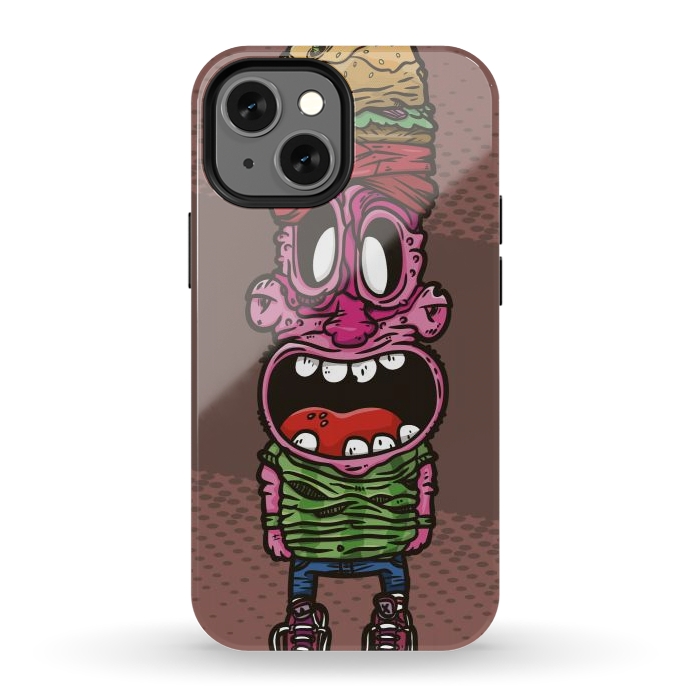 iPhone 13 mini StrongFit Burgerman by Manuvila