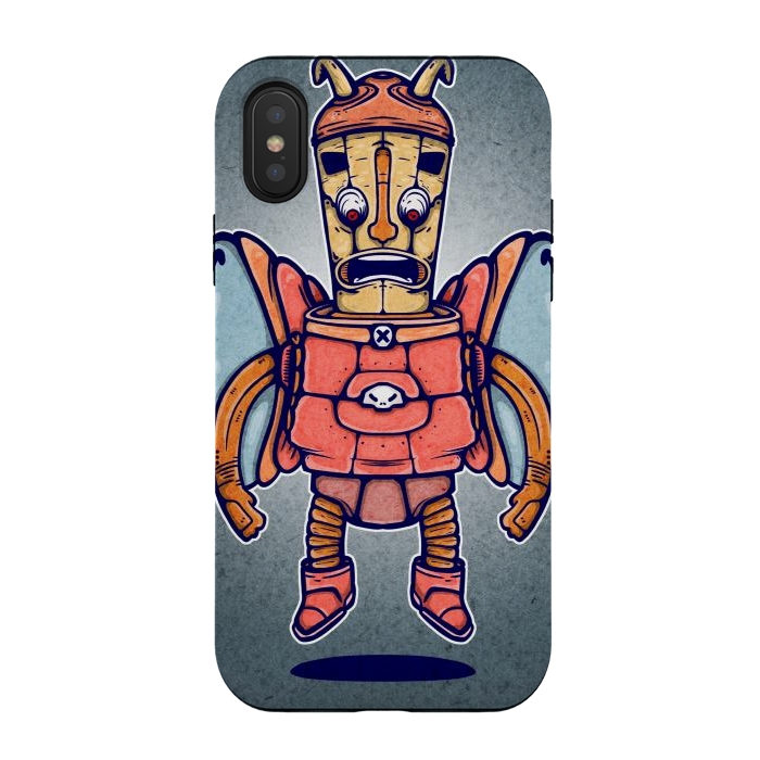 iPhone Xs / X StrongFit angel by Manuvila
