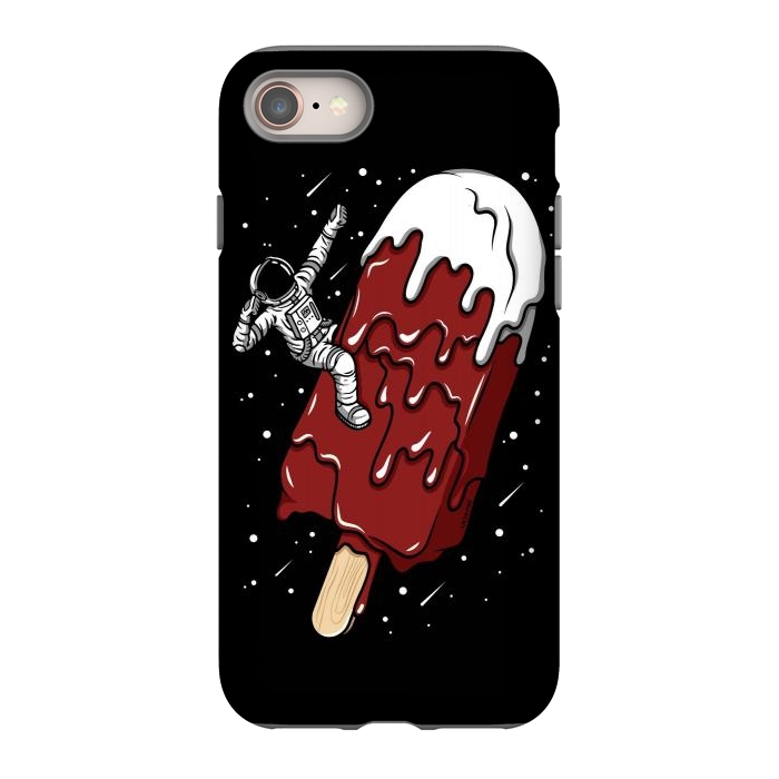 iPhone 8 StrongFit Ice Cream Astronaut - Chocolate. by LM2Kone