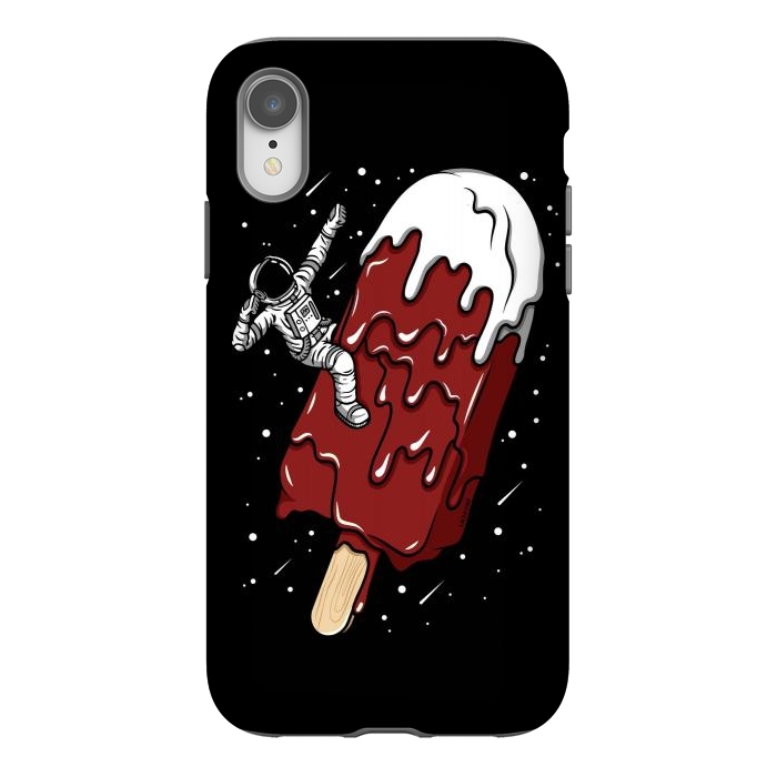 iPhone Xr StrongFit Ice Cream Astronaut - Chocolate. by LM2Kone