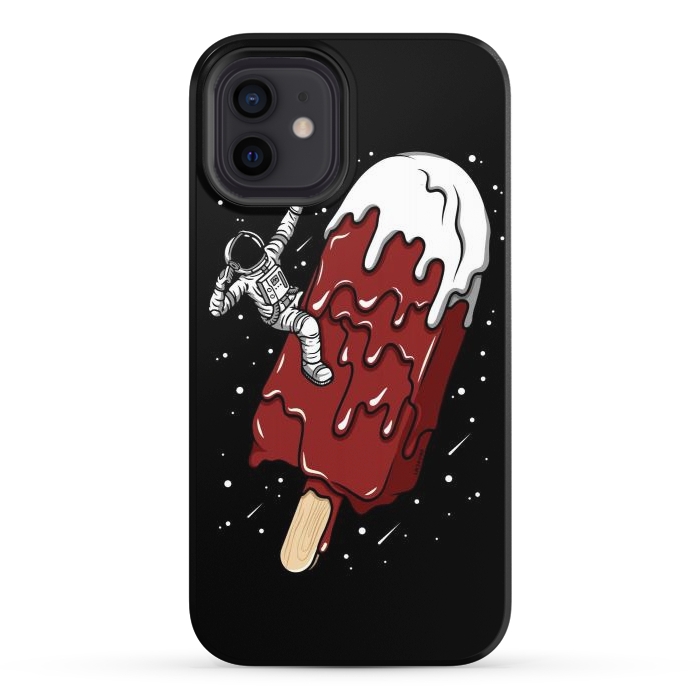 iPhone 12 StrongFit Ice Cream Astronaut - Chocolate. by LM2Kone