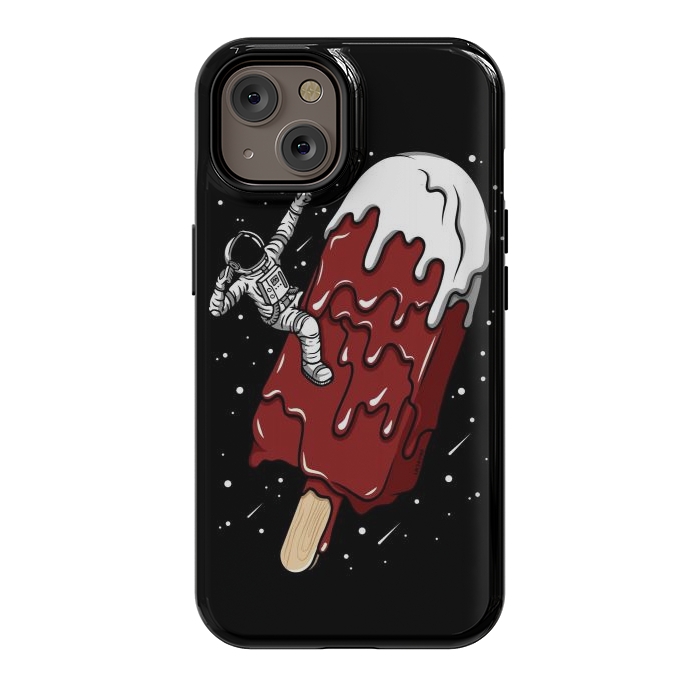iPhone 14 StrongFit Ice Cream Astronaut - Chocolate. by LM2Kone
