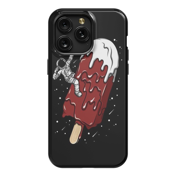 iPhone 15 Pro Max StrongFit Ice Cream Astronaut - Chocolate. by LM2Kone