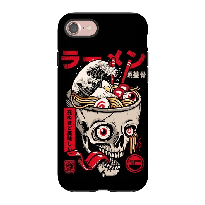 iPhone 7 StrongFit Great Skull Ramen by LM2Kone