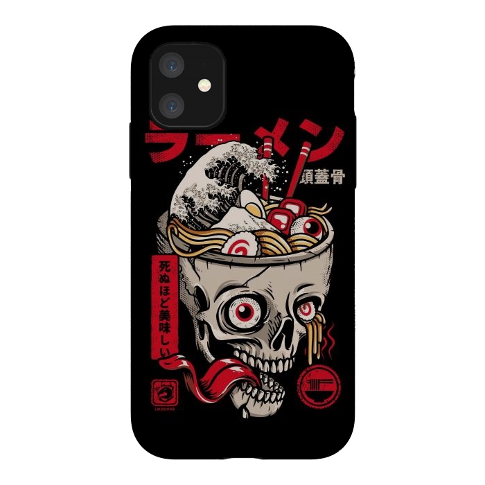 iPhone 11 StrongFit Great Skull Ramen by LM2Kone