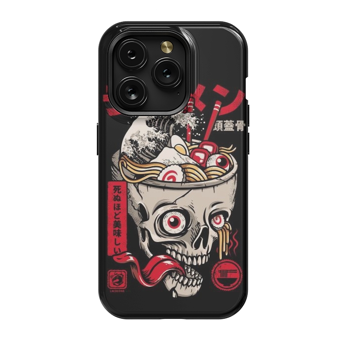 iPhone 15 Pro StrongFit Great Skull Ramen by LM2Kone