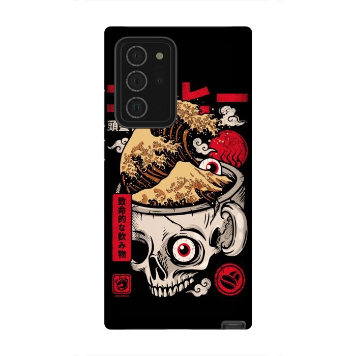 Galaxy Note 20 Ultra StrongFit Great Skull Coffee by LM2Kone