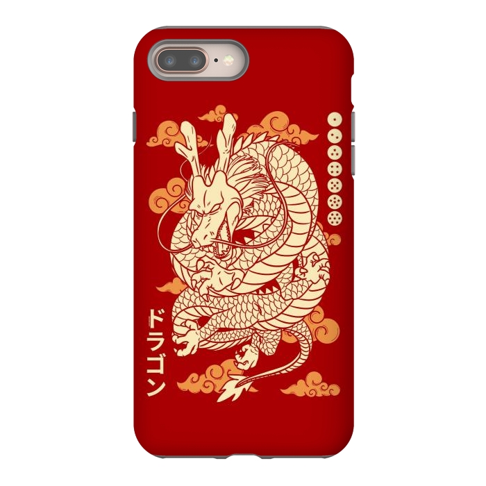iPhone 7 plus StrongFit Japanese Legendary Dragon by LM2Kone