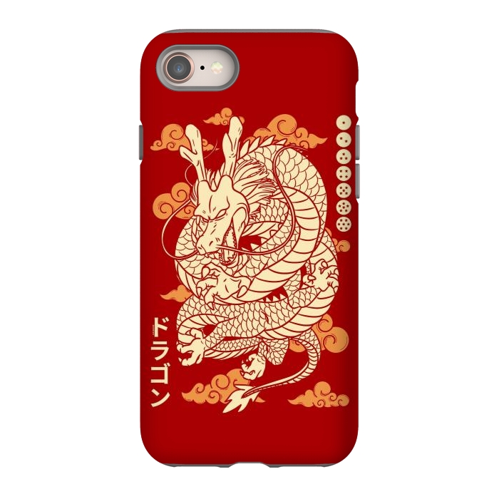 iPhone 8 StrongFit Japanese Legendary Dragon by LM2Kone