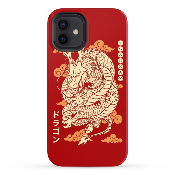 iPhone 12 StrongFit Japanese Legendary Dragon by LM2Kone