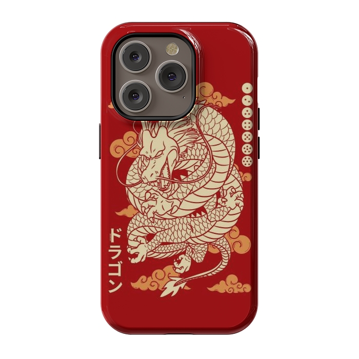 iPhone 14 Pro StrongFit Japanese Legendary Dragon by LM2Kone