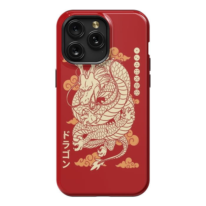 iPhone 15 Pro Max StrongFit Japanese Legendary Dragon by LM2Kone