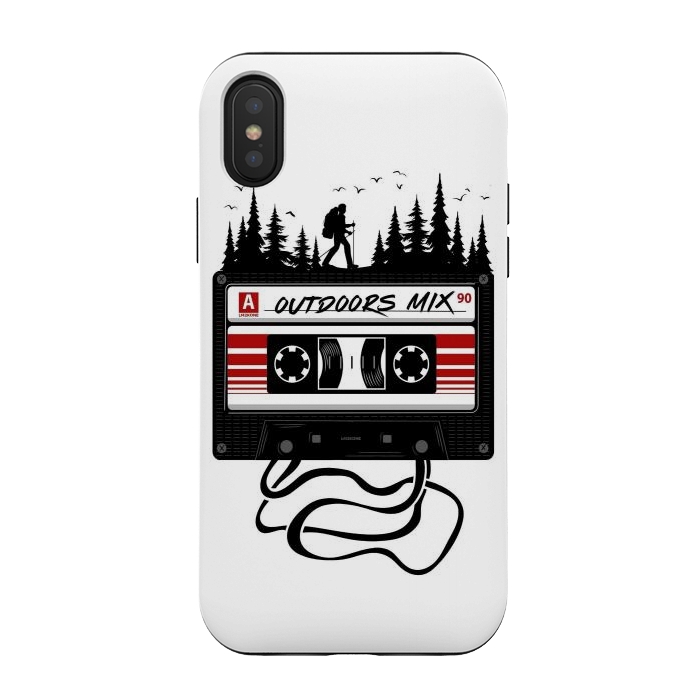 iPhone Xs / X StrongFit Mixtape Forest Music by LM2Kone