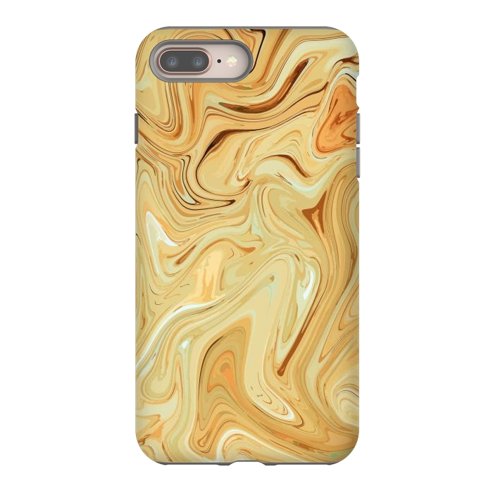 iPhone 7 plus StrongFit Different Abstract, Liquid Pattern, Marble Effect by Creativeaxle