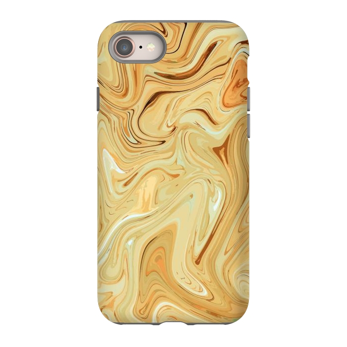 iPhone 8 StrongFit Different Abstract, Liquid Pattern, Marble Effect by Creativeaxle
