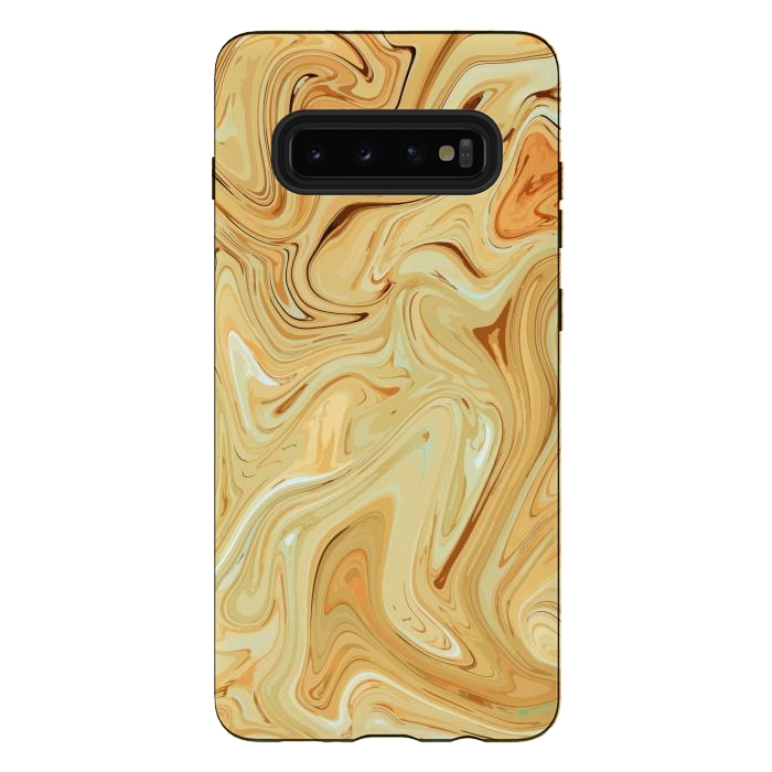 Galaxy S10 plus StrongFit Different Abstract, Liquid Pattern, Marble Effect by Creativeaxle