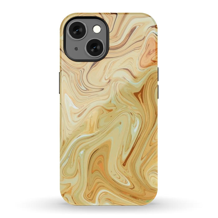 iPhone 13 StrongFit Different Abstract, Liquid Pattern, Marble Effect by Creativeaxle