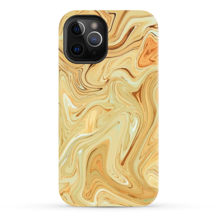 iPhone 12 Pro Max StrongFit Different Abstract, Liquid Pattern, Marble Effect by Creativeaxle