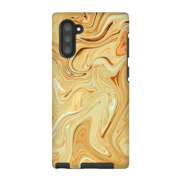 Galaxy Note 10 StrongFit Different Abstract, Liquid Pattern, Marble Effect by Creativeaxle