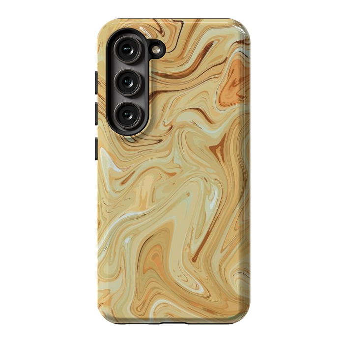 Galaxy S23 StrongFit Different Abstract, Liquid Pattern, Marble Effect by Creativeaxle
