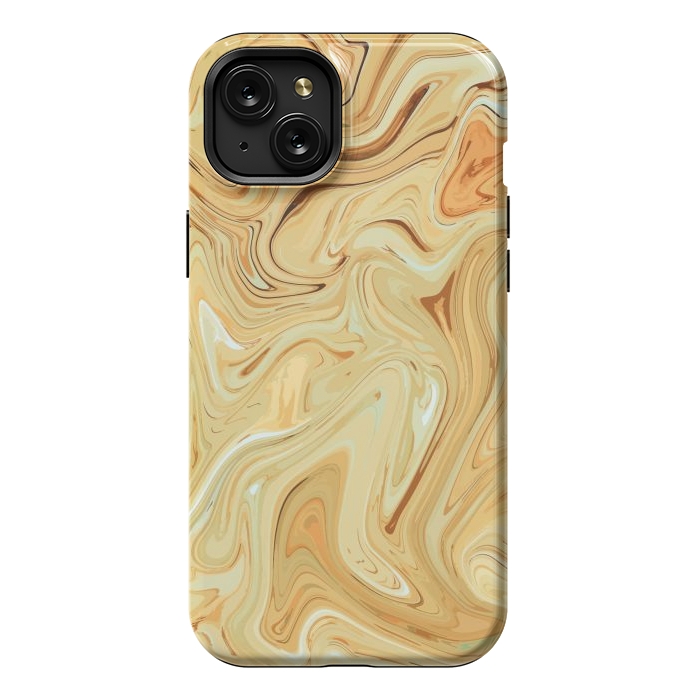 iPhone 15 Plus StrongFit Different Abstract, Liquid Pattern, Marble Effect by Creativeaxle