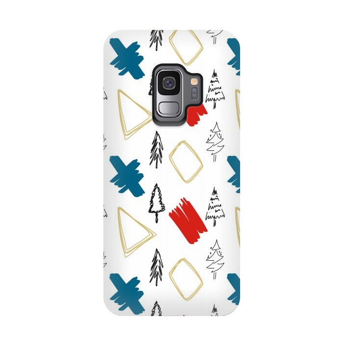 Galaxy S9 StrongFit Contemporary Illustration Pattern by Creativeaxle