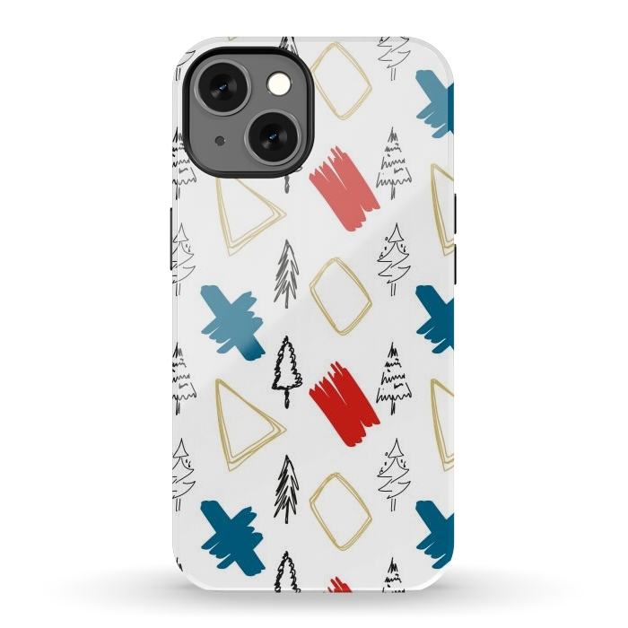 iPhone 13 StrongFit Contemporary Illustration Pattern by Creativeaxle