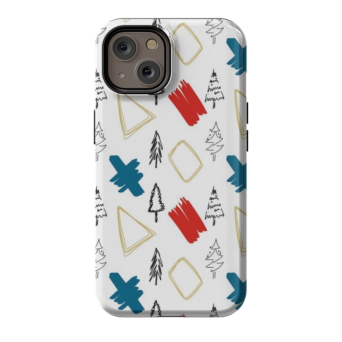 iPhone 14 StrongFit Contemporary Illustration Pattern by Creativeaxle