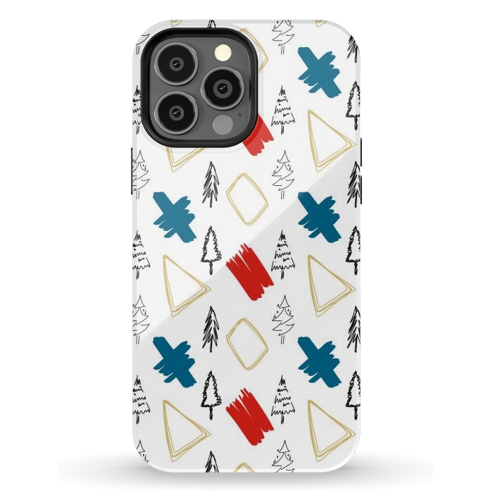 iPhone 13 Pro Max StrongFit Contemporary Illustration Pattern by Creativeaxle