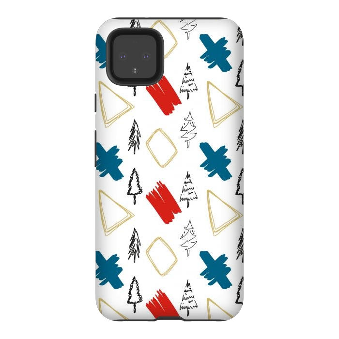 Pixel 4XL StrongFit Contemporary Illustration Pattern by Creativeaxle