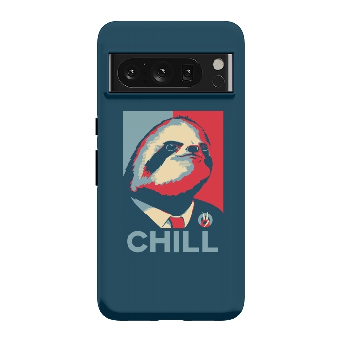 Pixel 8 Pro StrongFit Sloth For President by Grant Stephen Shepley