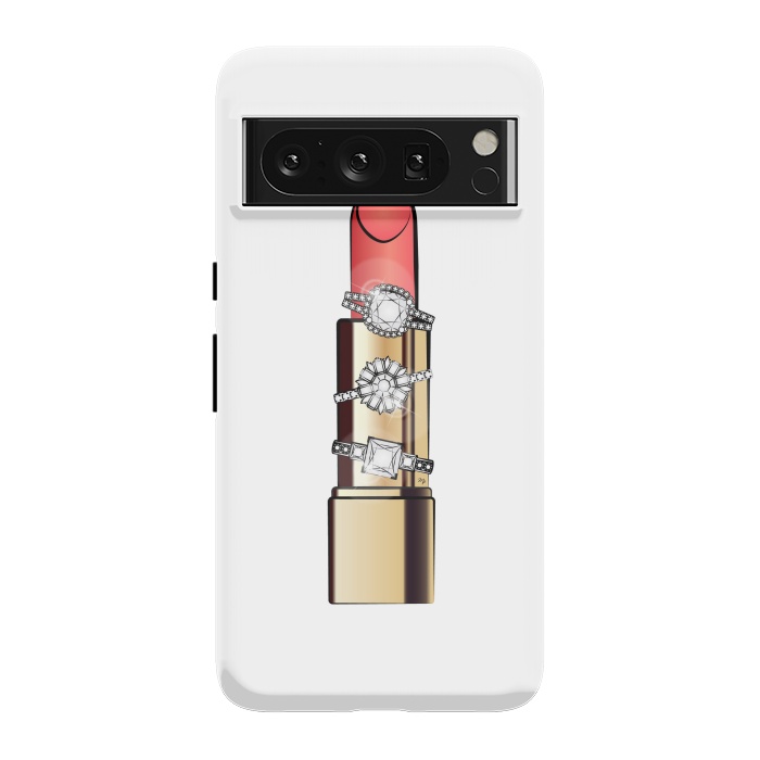 Pixel 8 Pro StrongFit Diamond ring Lipstick by Martina