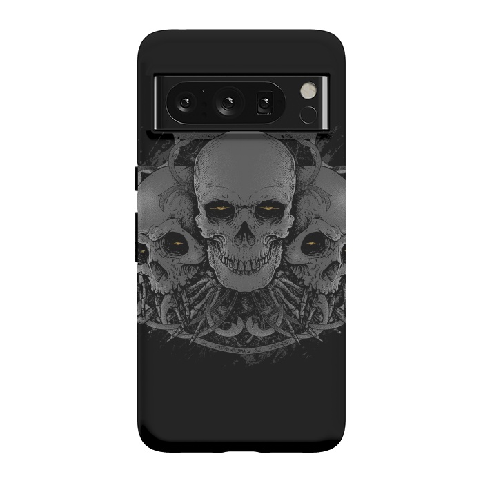 Pixel 8 Pro StrongFit 3 Skull by Afif Quilimo
