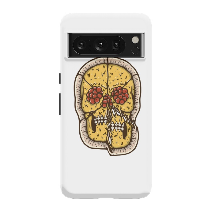 Pixel 8 Pro StrongFit pizza Skull by Afif Quilimo