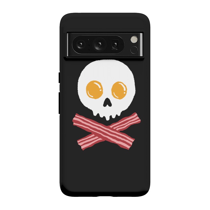 Pixel 8 Pro StrongFit Breakfast Skull by Afif Quilimo