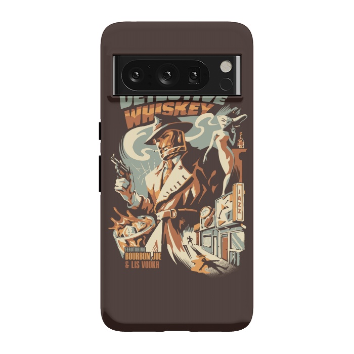 Pixel 8 Pro StrongFit Detective Whiskey by Ilustrata