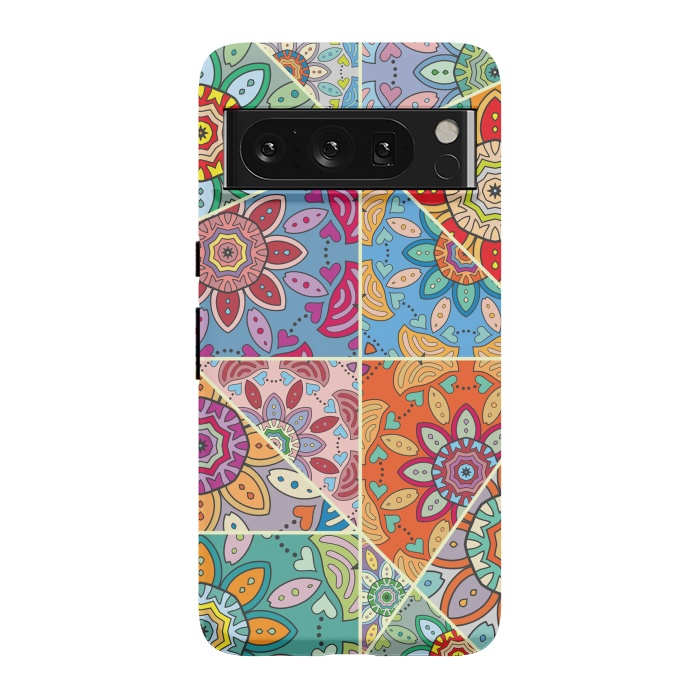 Pixel 8 Pro StrongFit Decorative Elements with Mandalas Designs by ArtsCase