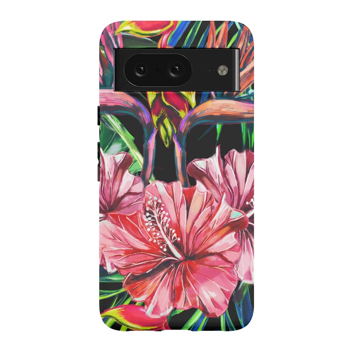 Pixel 8 StrongFit Beautiful Trendy Seamless Floral Jungle Pattern by ArtsCase