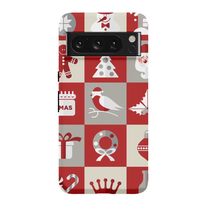 Pixel 8 Pro StrongFit Christmas Design Icons by ArtsCase