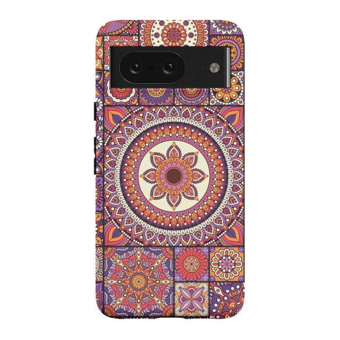 Pixel 8 StrongFit Mandala Pattern Design with Period Decorative Elements by ArtsCase