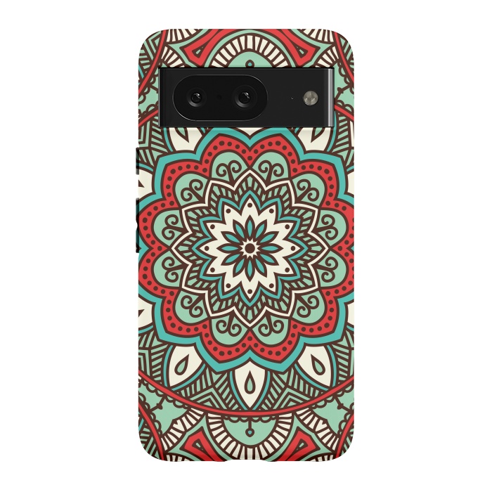 Pixel 8 StrongFit Vintage Decorative Elements  with Mandalas by ArtsCase