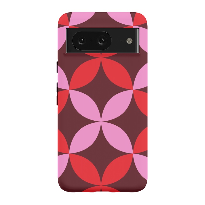 Pixel 8 StrongFit red pink floral  by Winston