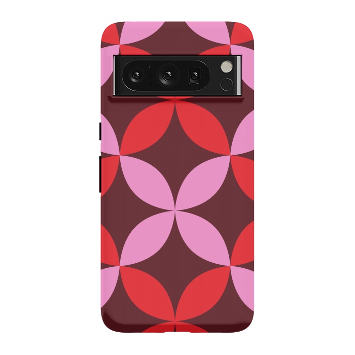 Pixel 8 Pro StrongFit red pink floral  by Winston