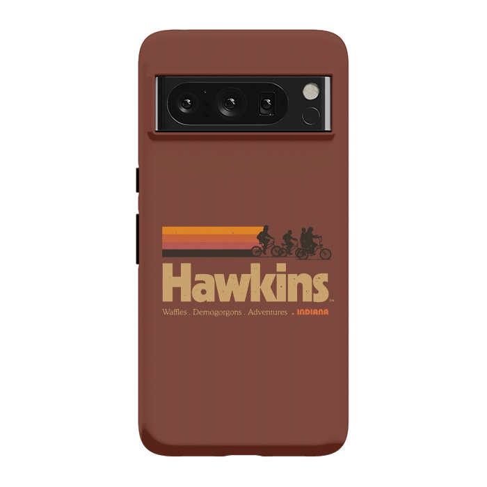 Pixel 8 Pro StrongFit Hawkins Indiana Vintage  by Vó Maria